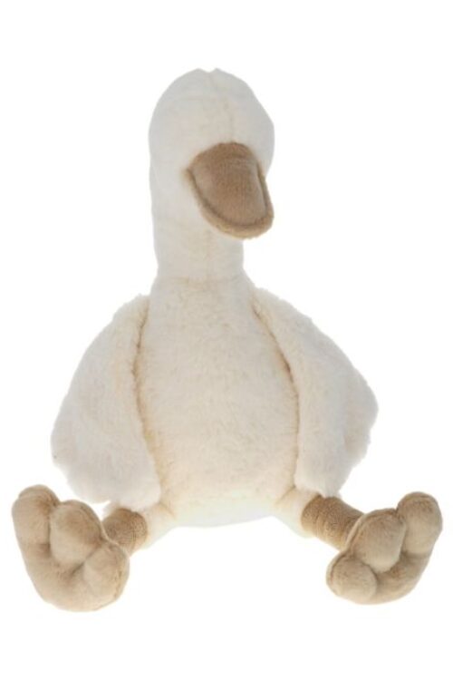 Peluche oie écru beige